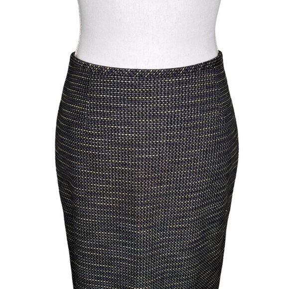 Tahari yellow, purple, black pencil skirt - size 2 - Picture 2 of 16